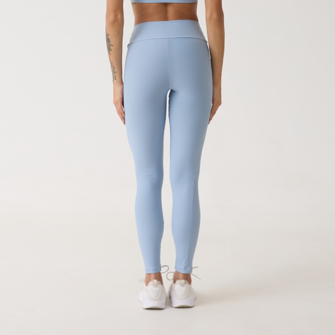 Legging Bolso Unilateral - Azul Névoa