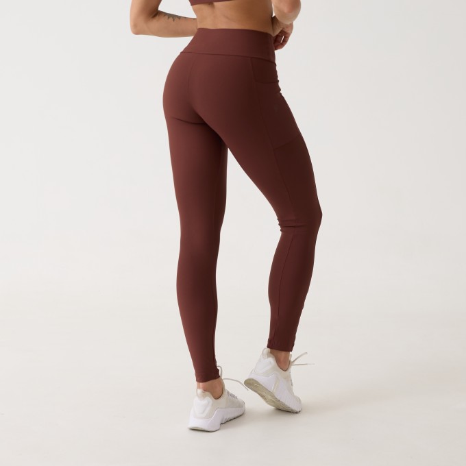 Legging Bolso Unilateral - Café