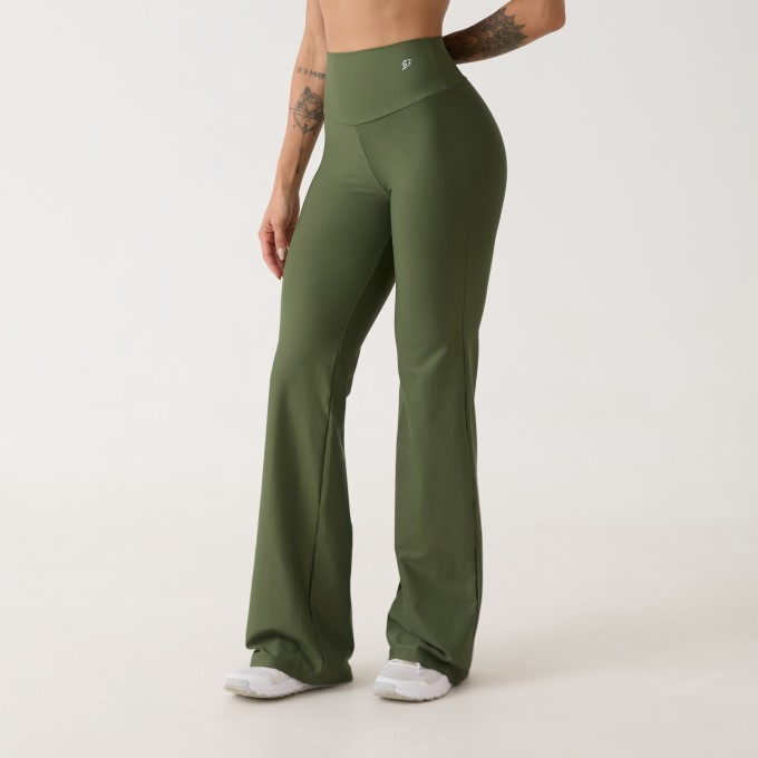 Calça Flare Element - Verde Oliva