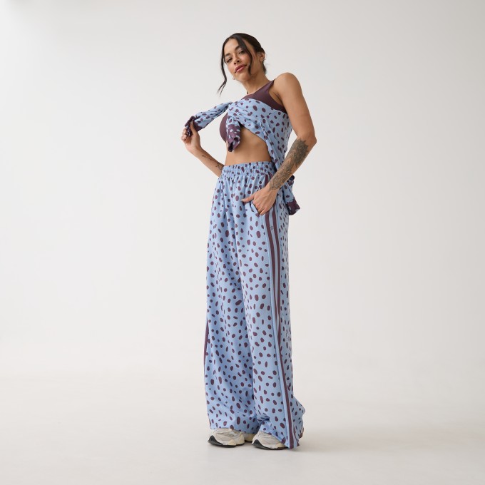 Calça Sport High Tech Estampada - Polka Dot