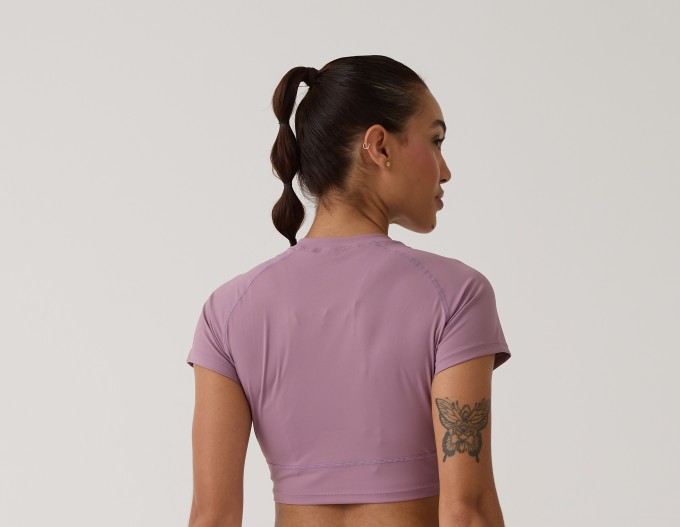 Cropped Raglan Anatômico - Ametista