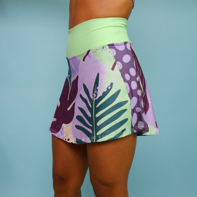 Short Saia Recorte Lateral Liberty Leafs