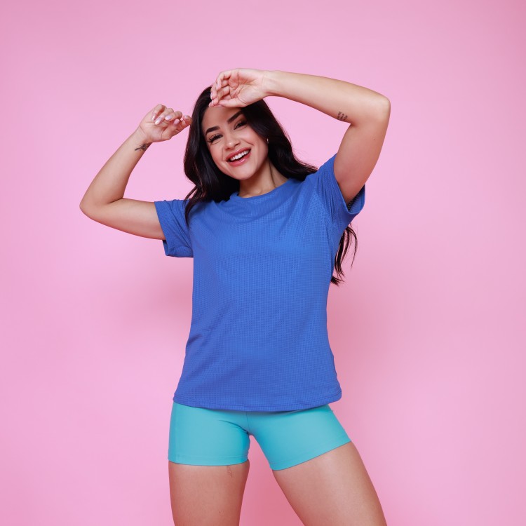 Blusa Justa - Azul Seco