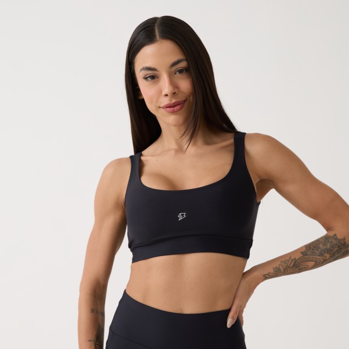 Top Camiseta Básico - Preto