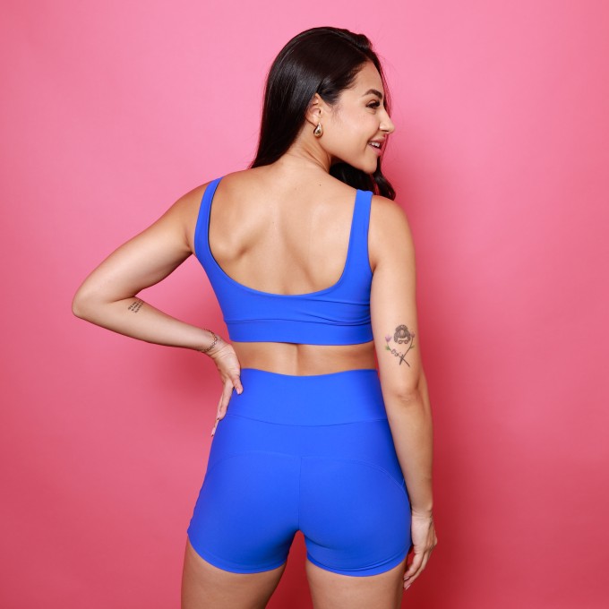 Top Camiseta - Azul Royal