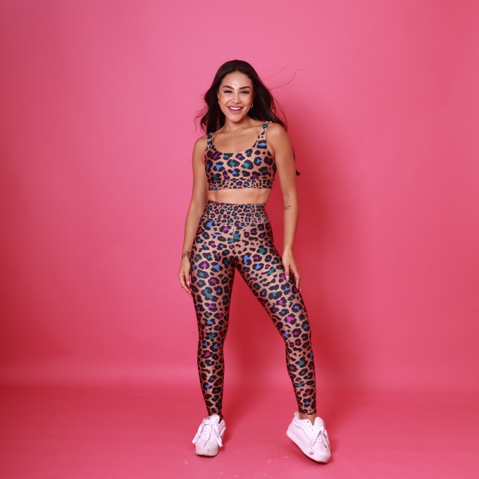 Conjunto Shine - Onça Color