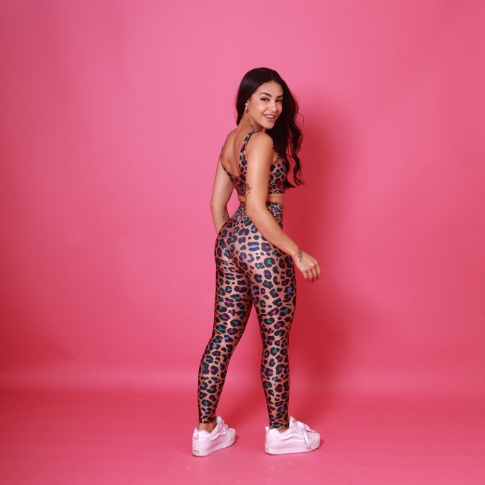 Conjunto Shine - Onça Color