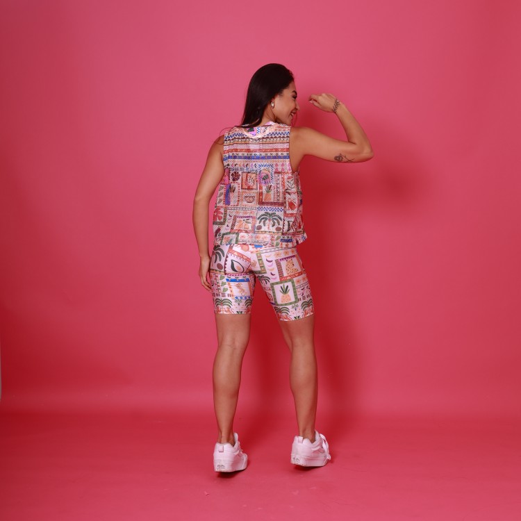 Regata Cropped Tela - Summer Jungler