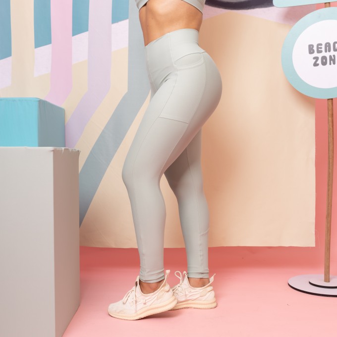 Legging Cós Infinito Com Bolso - Verde Fábula