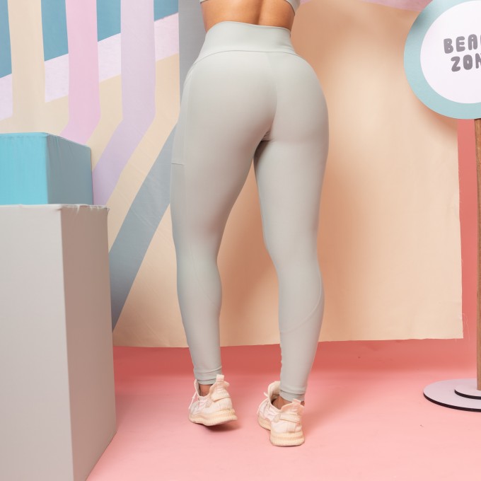 Legging Cós Infinito Com Bolso - Verde Fábula