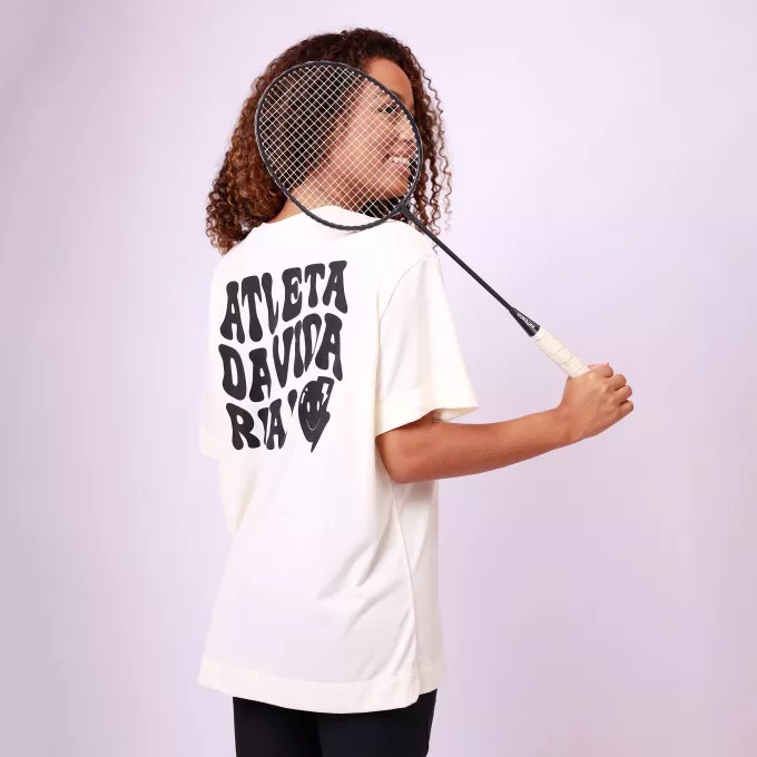 T-shirt Oversized Sport Atleta - Preto