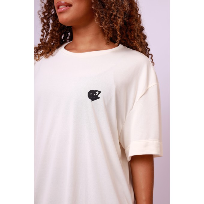 T-shirt Oversized Sport Atleta - Preto