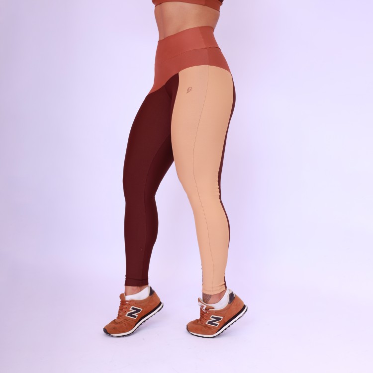 Legging Assimétrica Tricolor - Tricolor Wild