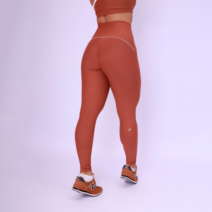Legging Recorte Anatômico - Chocolate