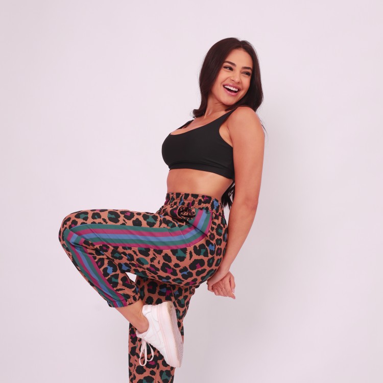 Calça Jogger Bolso High Tech - Onça Color