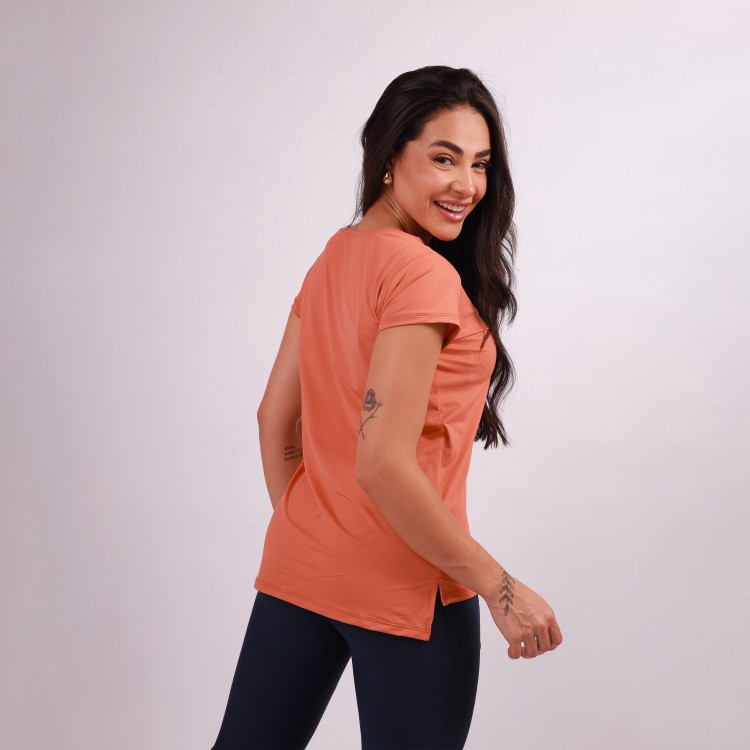 Blusa Essencial Fit - Pessêgo Intenso
