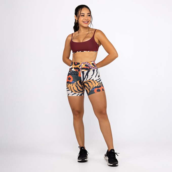 Conjunto Top Alcinha Dupla Face & Short Alongado - Feras
