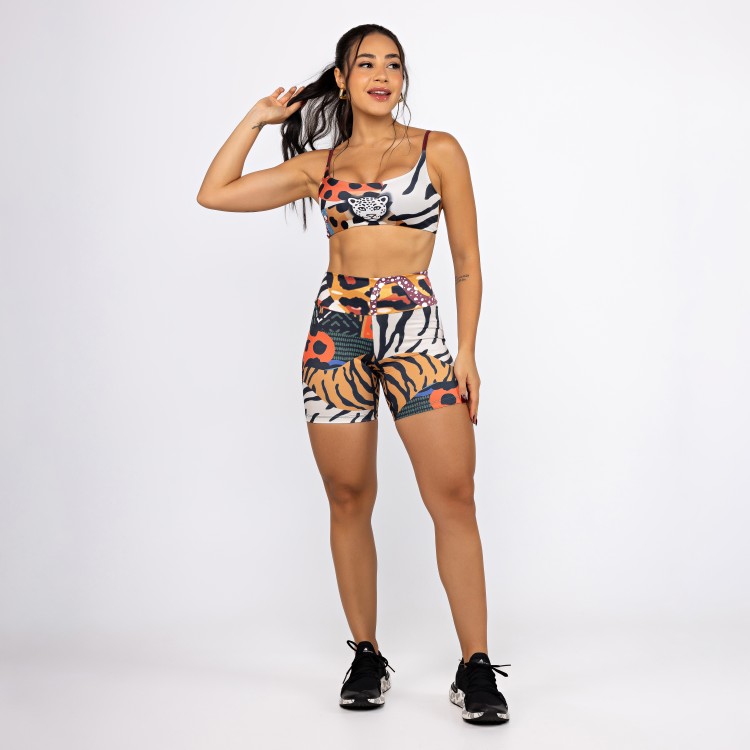Conjunto Top Alcinha Dupla Face & Short Alongado - Feras