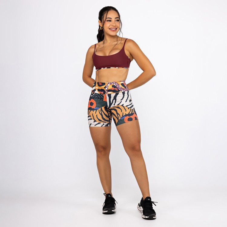 Conjunto Top Alcinha Dupla Face & Short Alongado - Feras