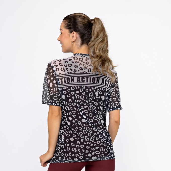 Camisão de Tule Estampado - Panther Action