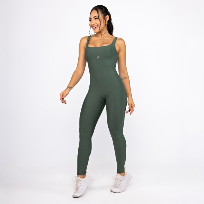 Macacão Muse - Verde Escuro