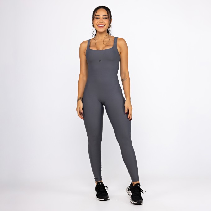 Macacão Muse - Cinza Chumbo