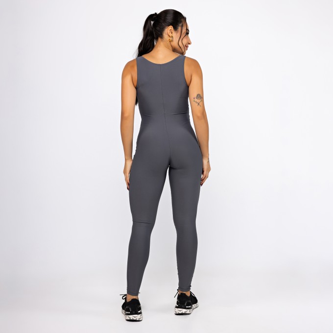 Macacão Muse - Cinza Chumbo