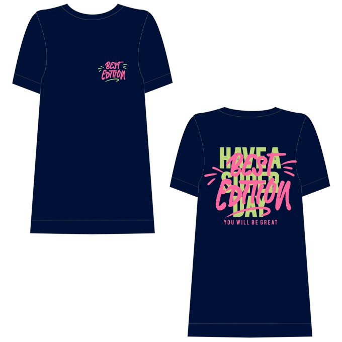 T-SHIRT OVERSIZED SPORT BEST EDITION - MARINHO PROFUNDO