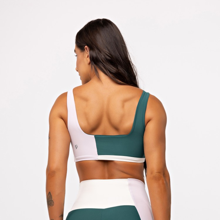 Top Camiseta Blocks Tricolor - Tricolor Ballet