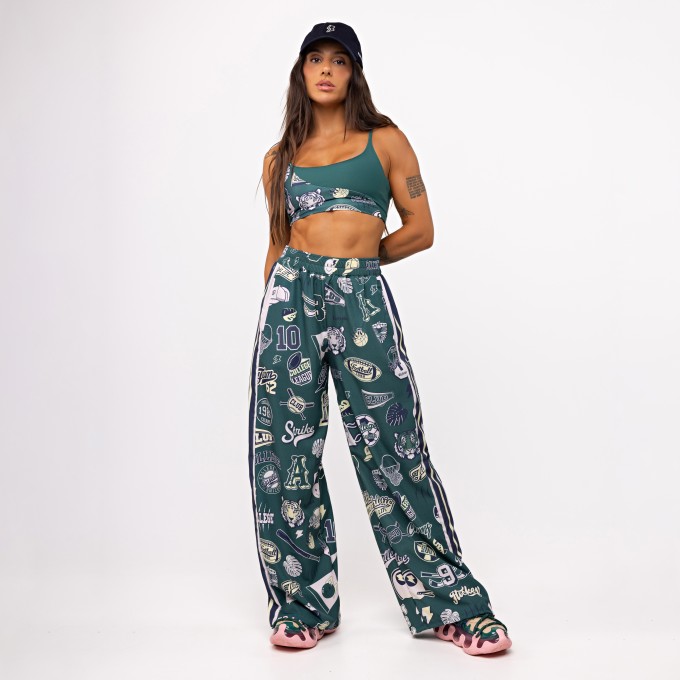 Calça Sport High Tech Estampada - College