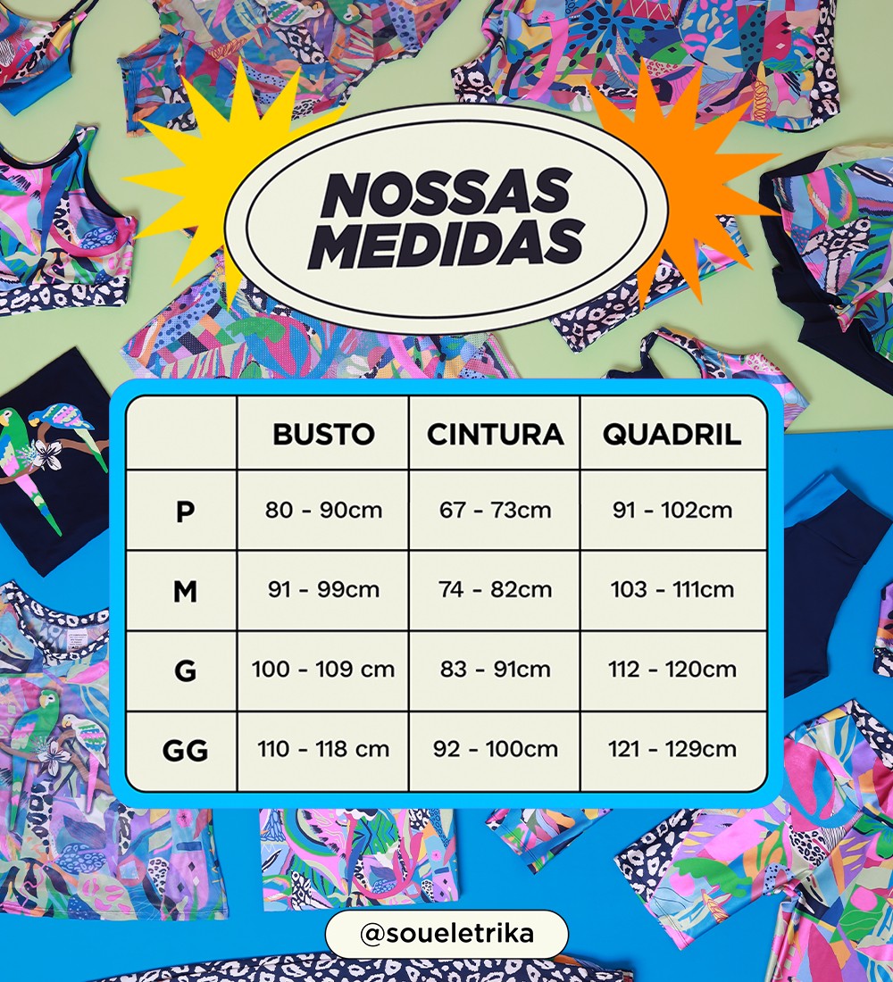 Tabela de medidas