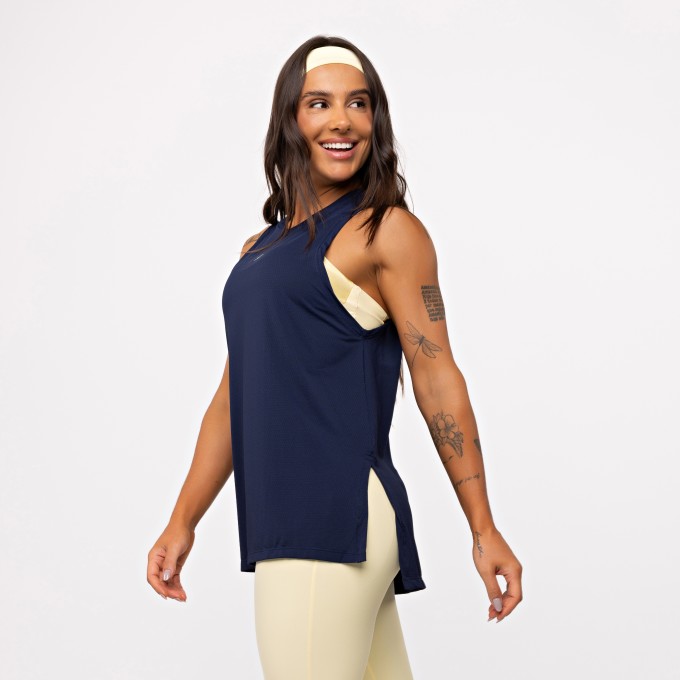 Regata Basic Split - Marinho Profundo