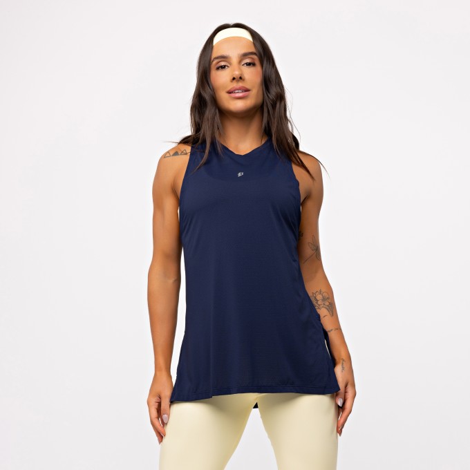 Regata Basic Split - Marinho Profundo