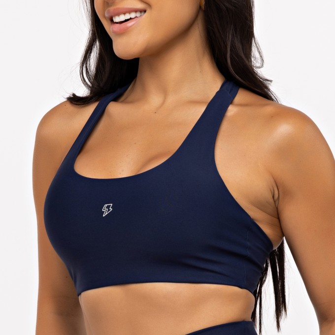 Top Nadador Slim - Marinho Profundo