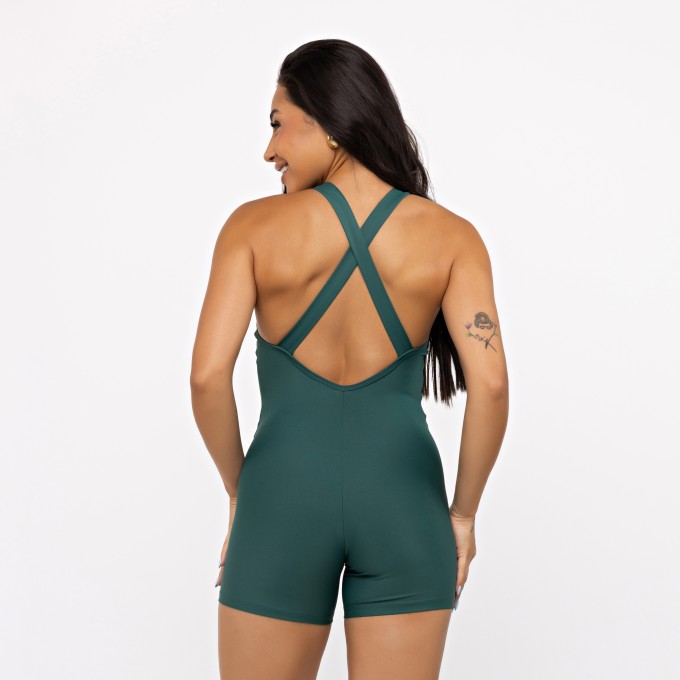 Macaquinho Cross Back - Esmeralda