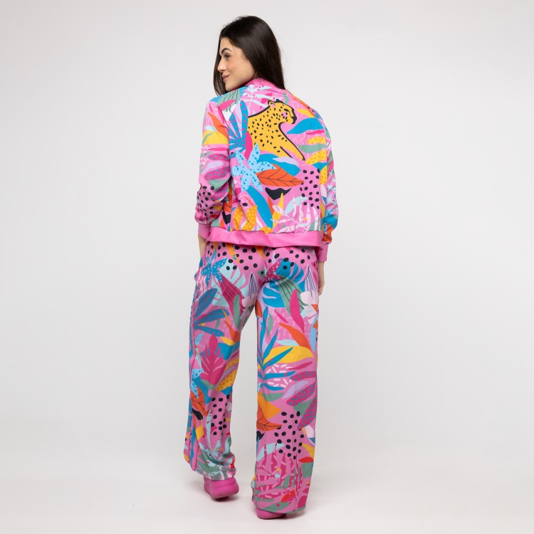 Calça Sport High Tech Estampada - Onça Pop