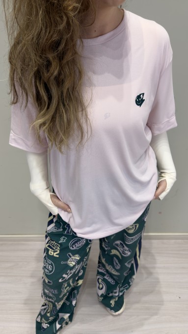 T-shirt Oversized Sport Atleta - Ballet & Esmeralda