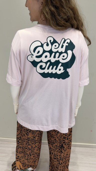 T-shirt Oversized Sport Self Club - Ballet