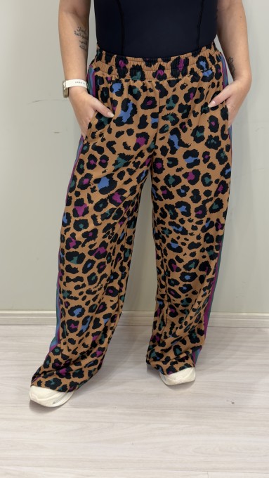 Calça Sport High Tech Estampada - Onça Color