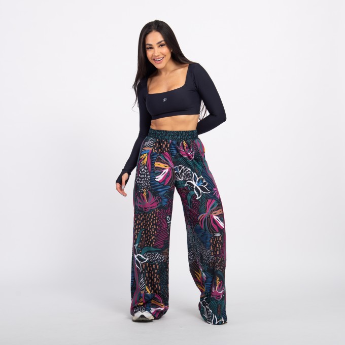 Calça Sport High Tech Estampada - Inverno Tropical